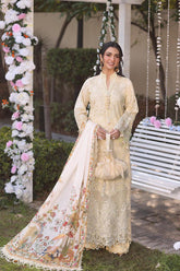 Musferah Saad - SUNSHINE  - Sunlit Yellow - Lawn - 3 Piece